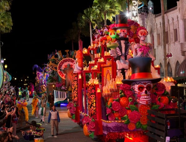 Mexican Day of the Dead Float Mardi Gras Universal Studios Orlando