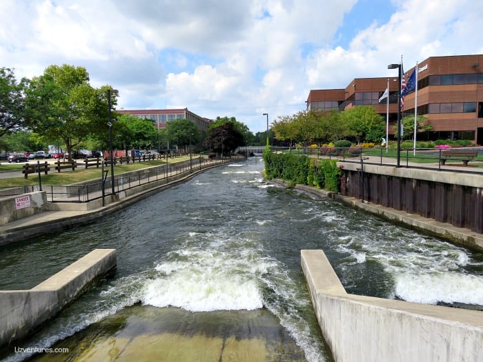 East Race Waterway - White water rafting in South Bend Indiana -