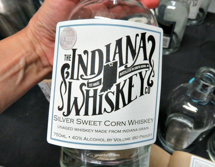 Indiana Whiskey Company South Bend Indiana - label