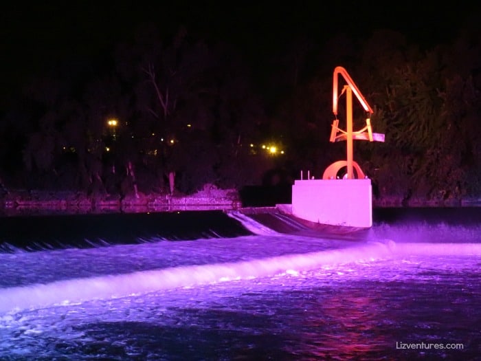 River Lights in South Bend Indiana - St. Joseph River