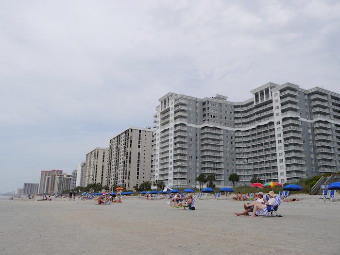 Sea Watch Resort beach day view