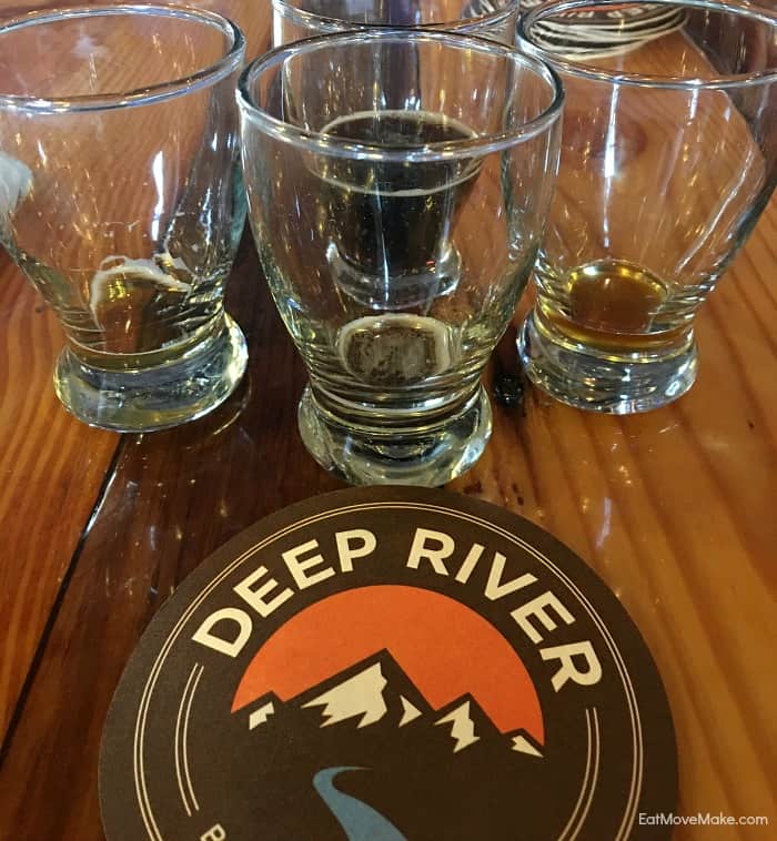 Deep River Brewing Company beer tasting