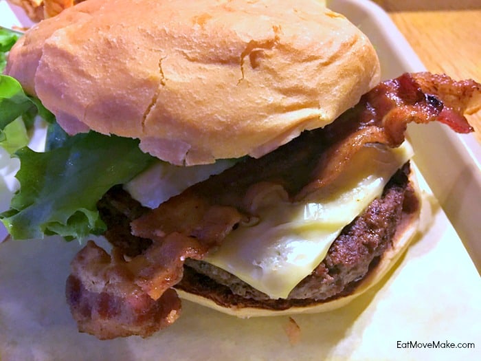 burgers and Fixins bar at Butcher Shop Longview TX