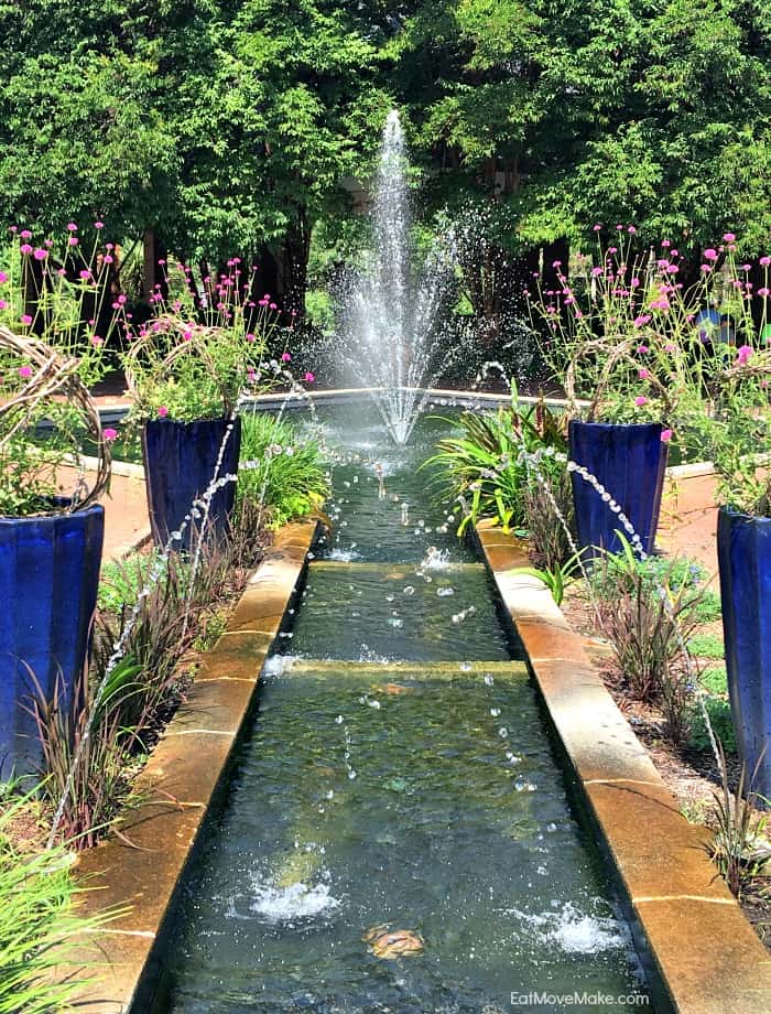 fountains in botanical garden Riverbanks Zoo Columbia SC