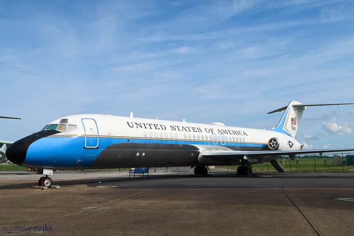 A large passenger jet sitting on top of a runway