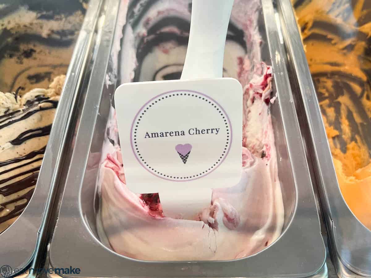 Amarena Cherry gelato