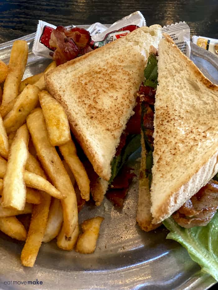 BLT and fries