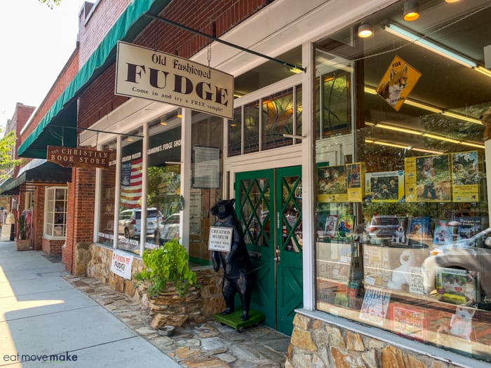 A store inside of a building