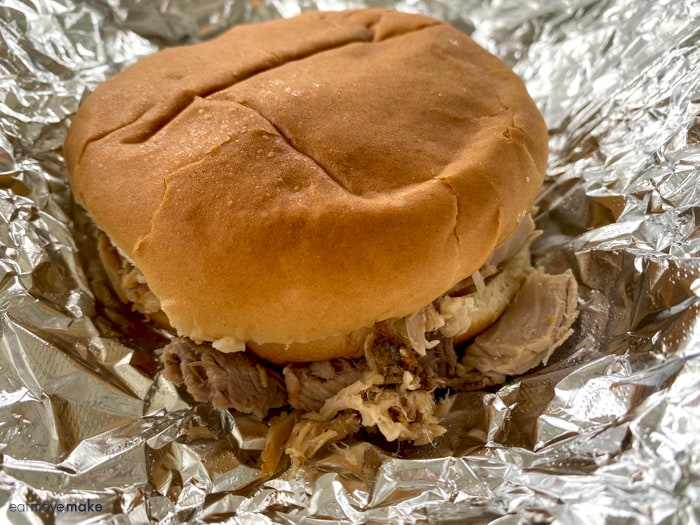 BBQ pork sandwich