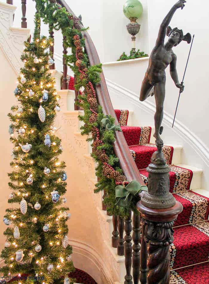 staircase in Lincoln Tallman House