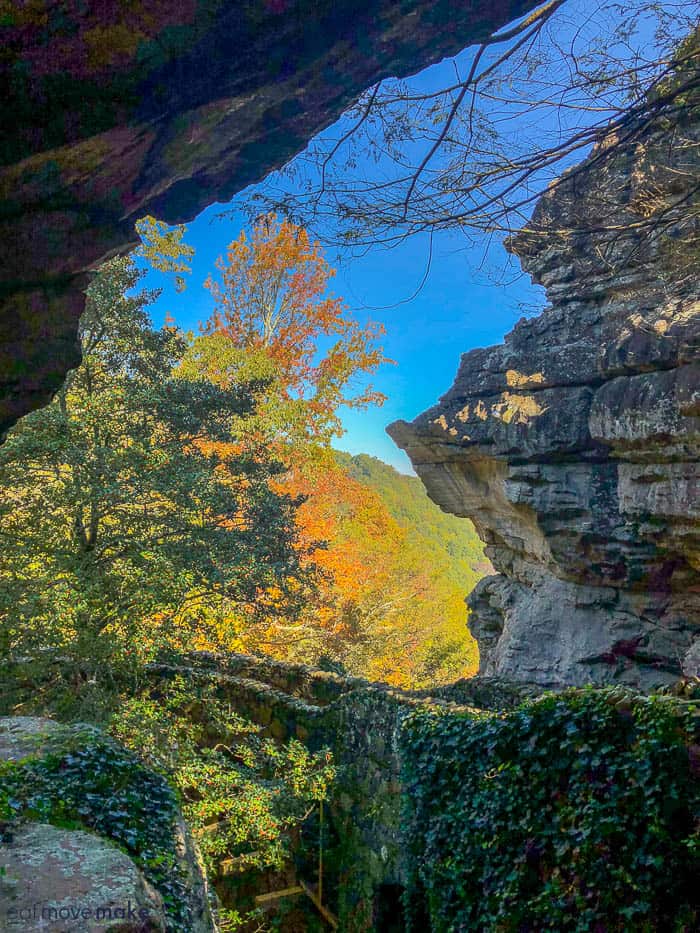 A view of a canyon