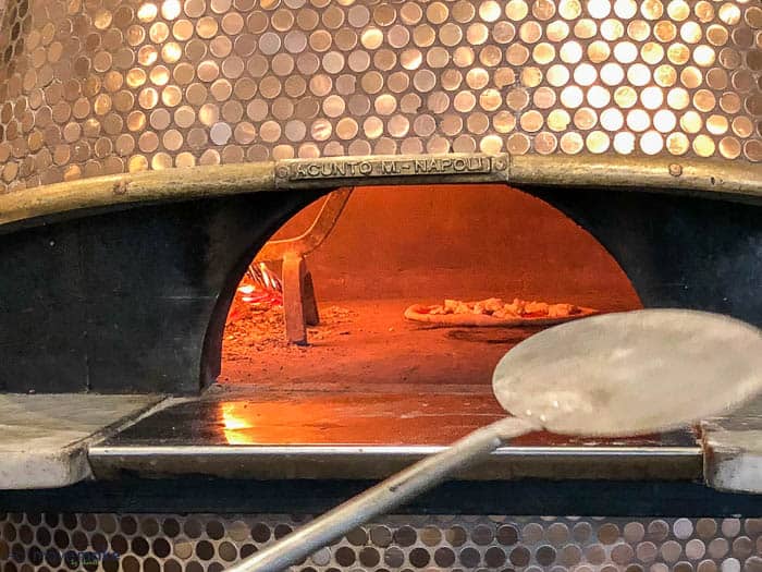 a pizza oven