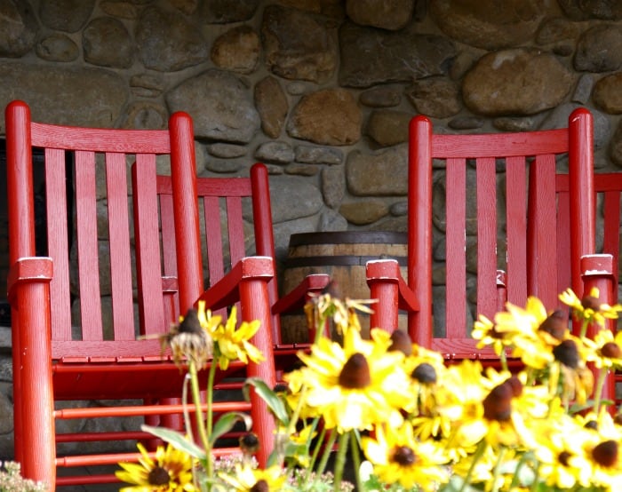 Park Grill Gatlinburg rocking chairs