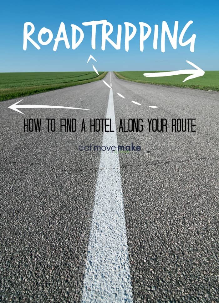 find hotels along a route