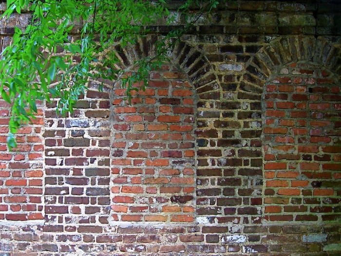 Rye Patch brick wall infill