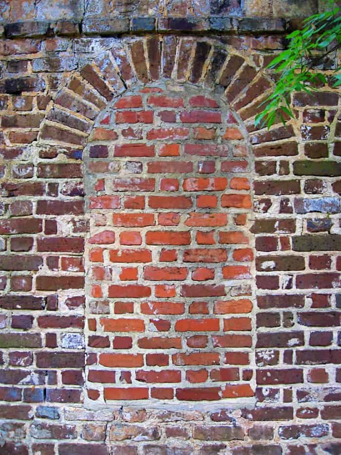 Rye Patch filled in arch