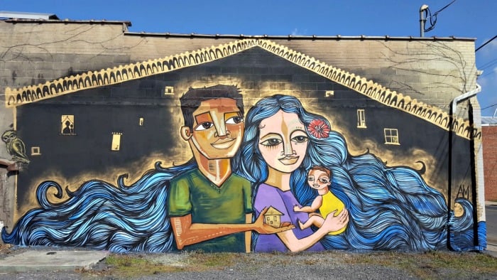 mural in Strasburg VA
