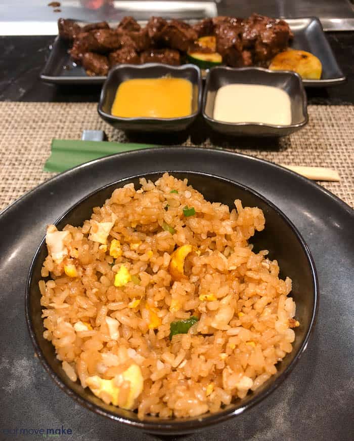 fried rice on a plate