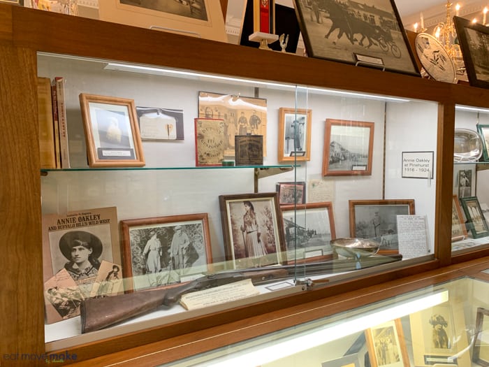 A display in a museum