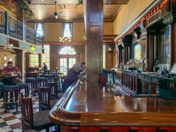 bar at The First Post restaurant in York PA