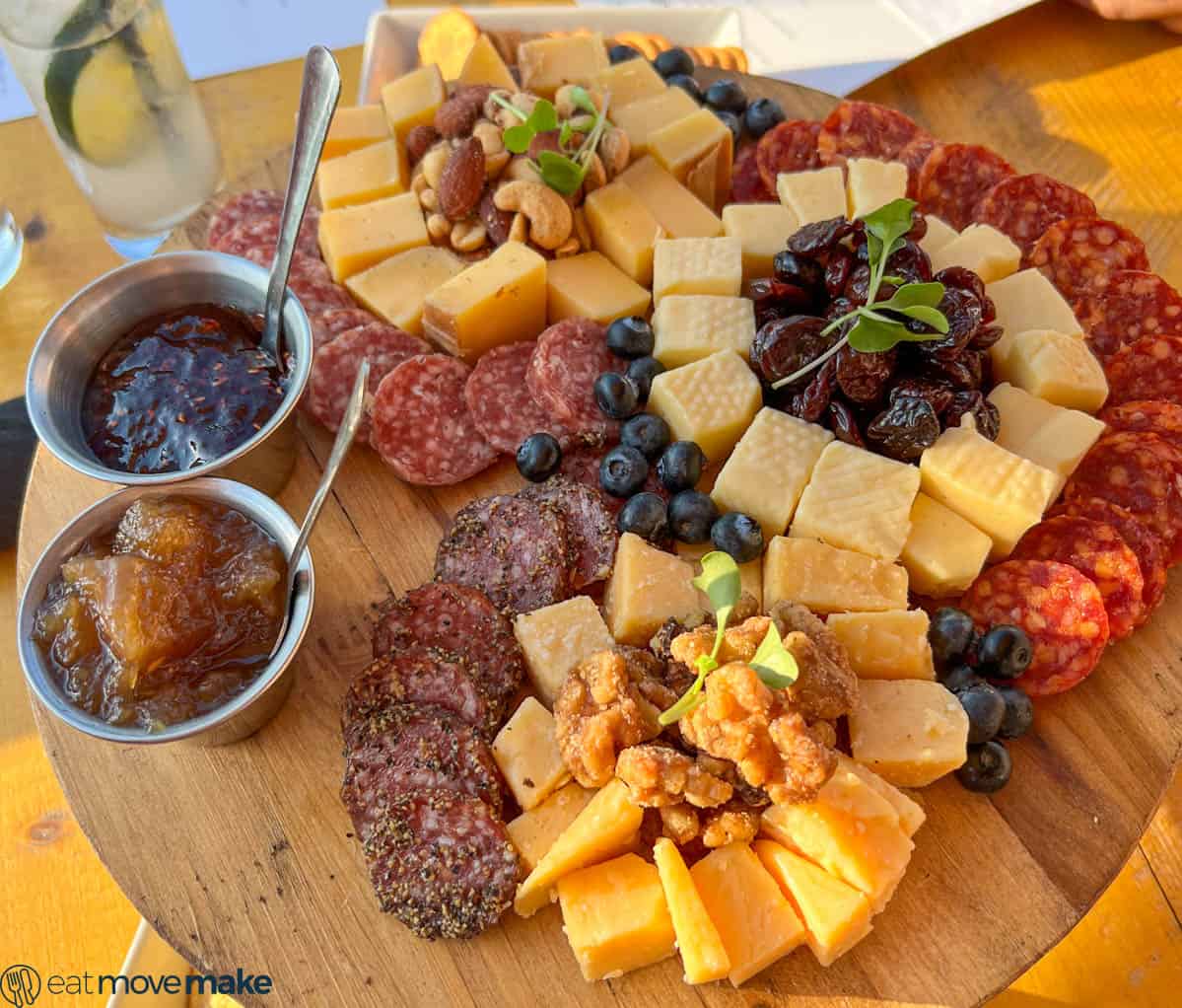 cheese charcuterie at Mezzanine