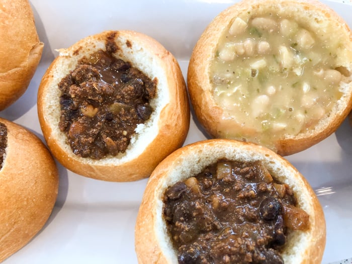 chili bread bowls