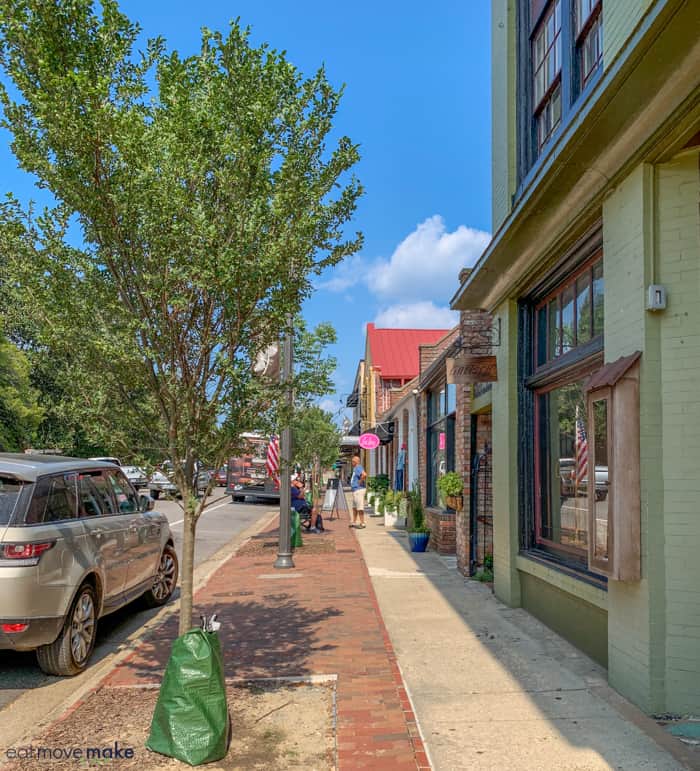 historic downtown Southern Pines NC