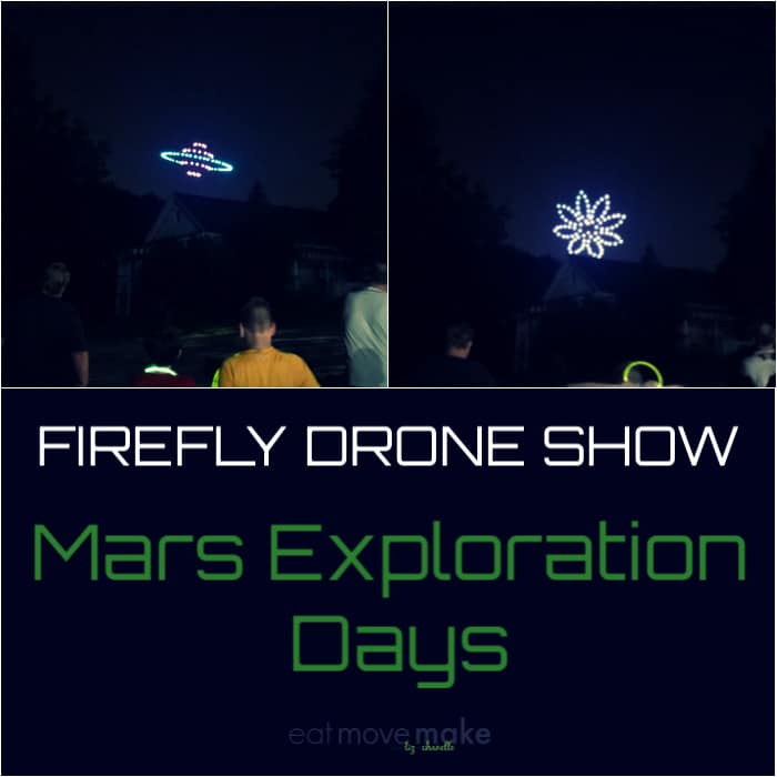 Mars Exploration Days - firefly drone show