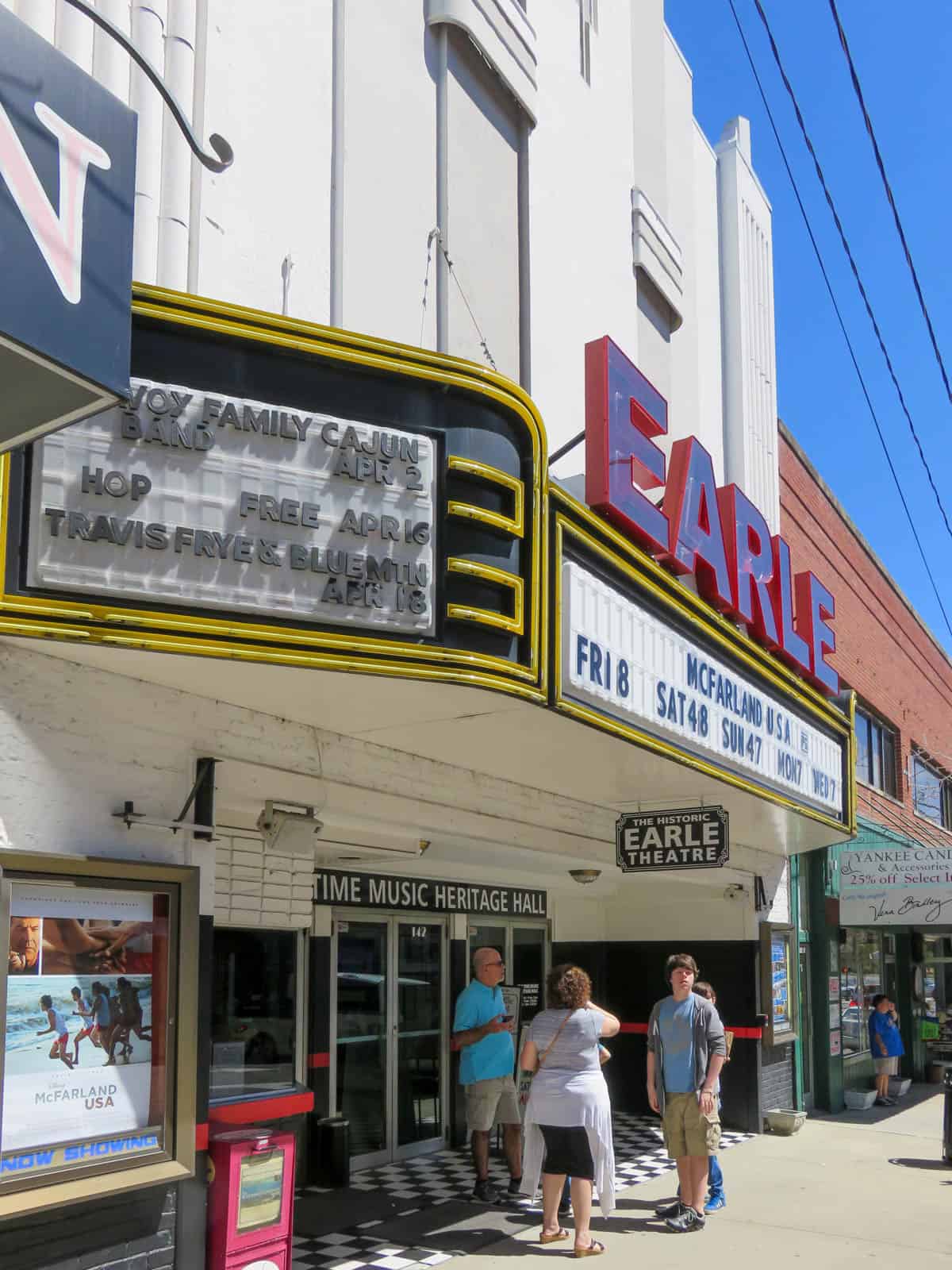 historic Earle Theatre