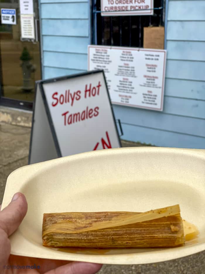 mississippi tamale at Solly's Hot Tamales