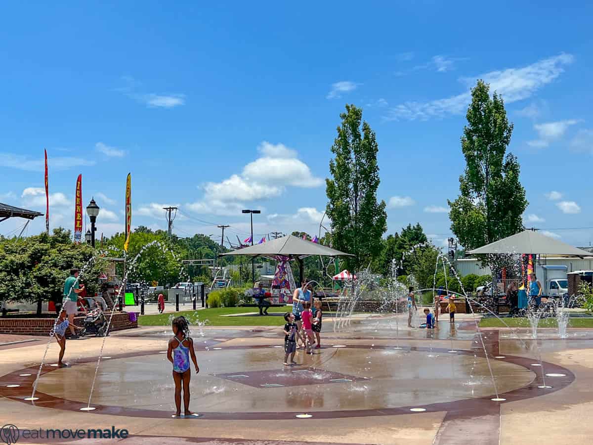 splash area for kids in Greenwood