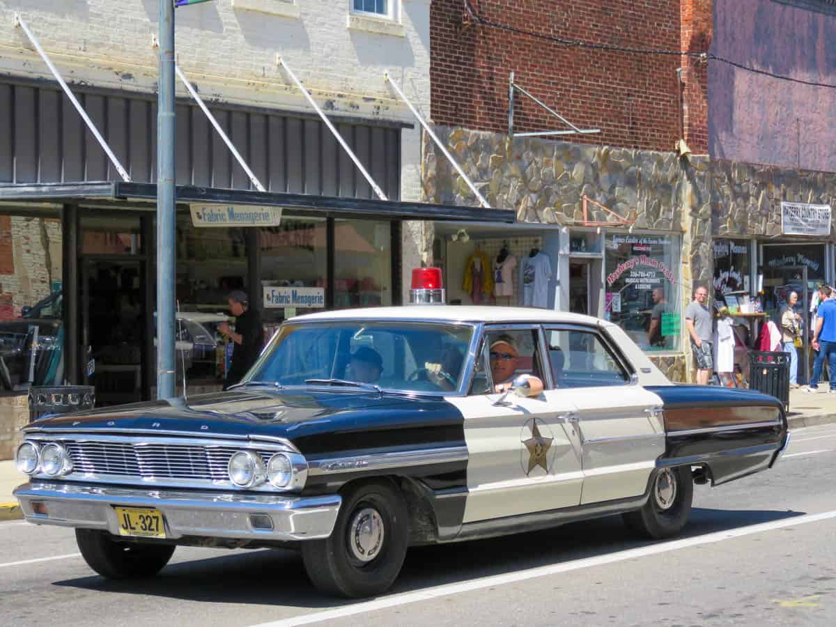 squad car in Mayberry