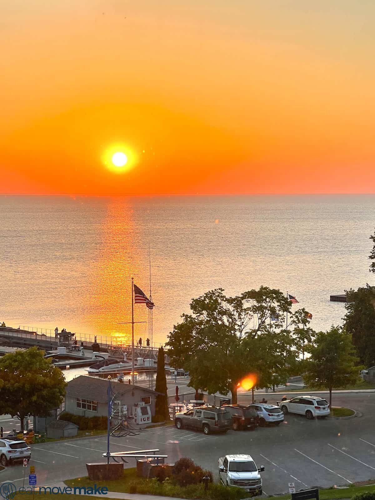 sunset at Mezzanine rooftop