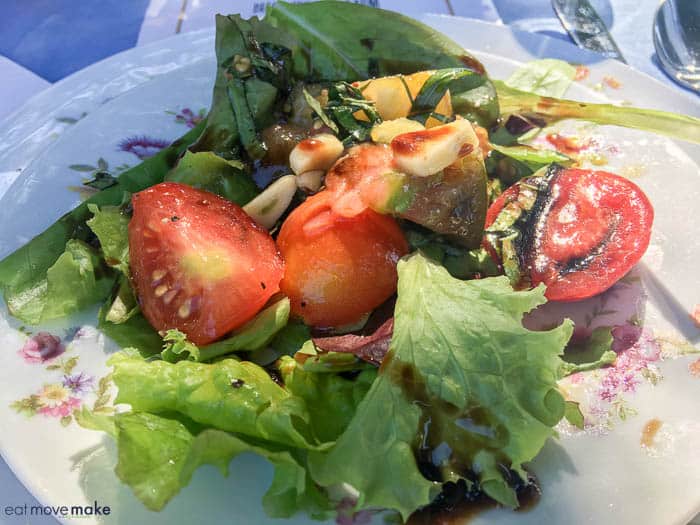 tomato salad on a plate