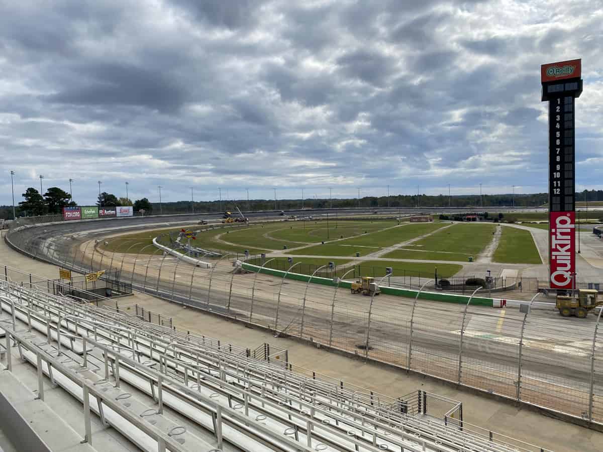 track being renovated at Atlanta Speedway