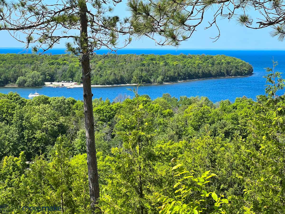 view from Peninsula State Park