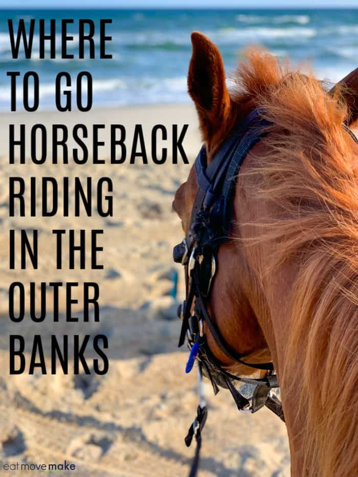 where to go horseback riding on the beach in the outer banks