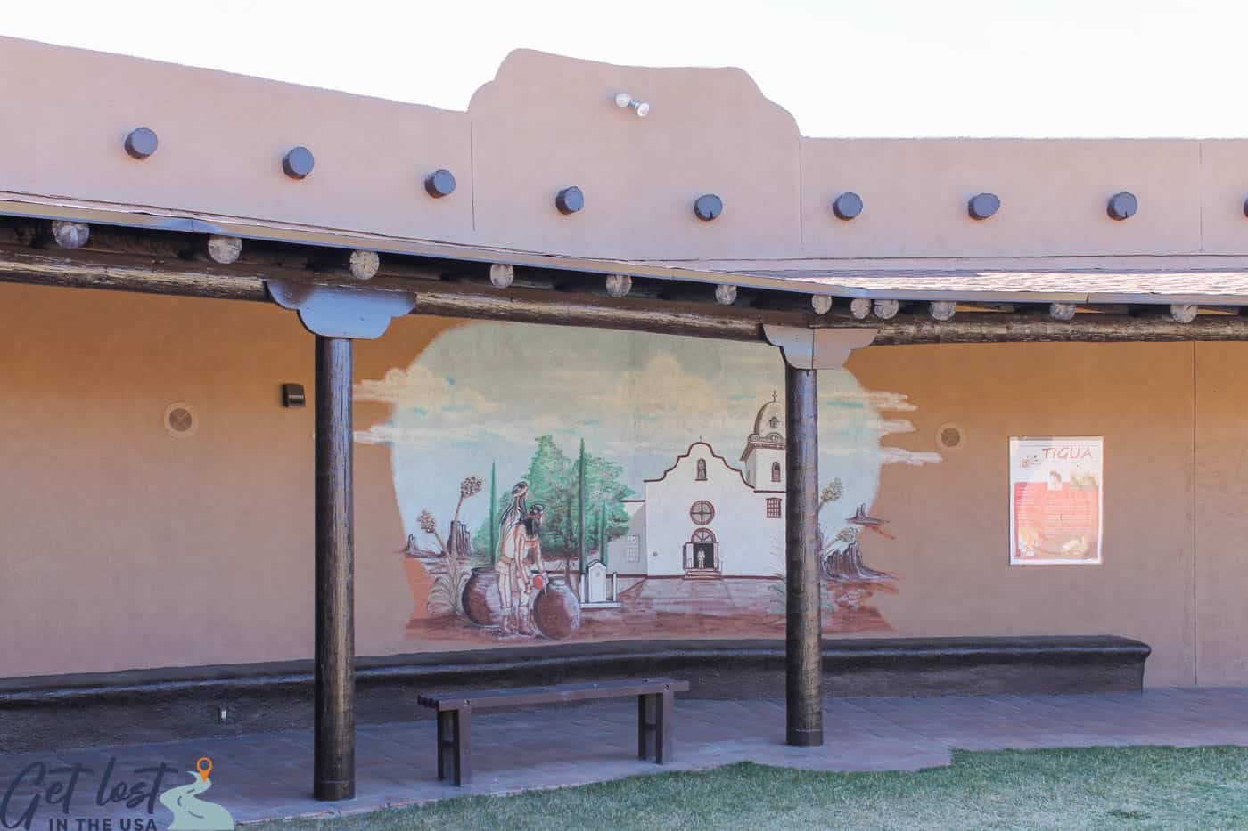 Tigua Indian Cultural Center mural