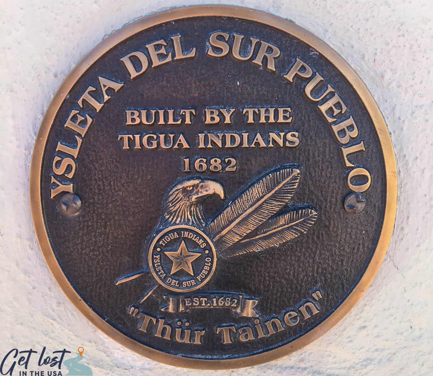Ysleta Del Sur Pueblo sign