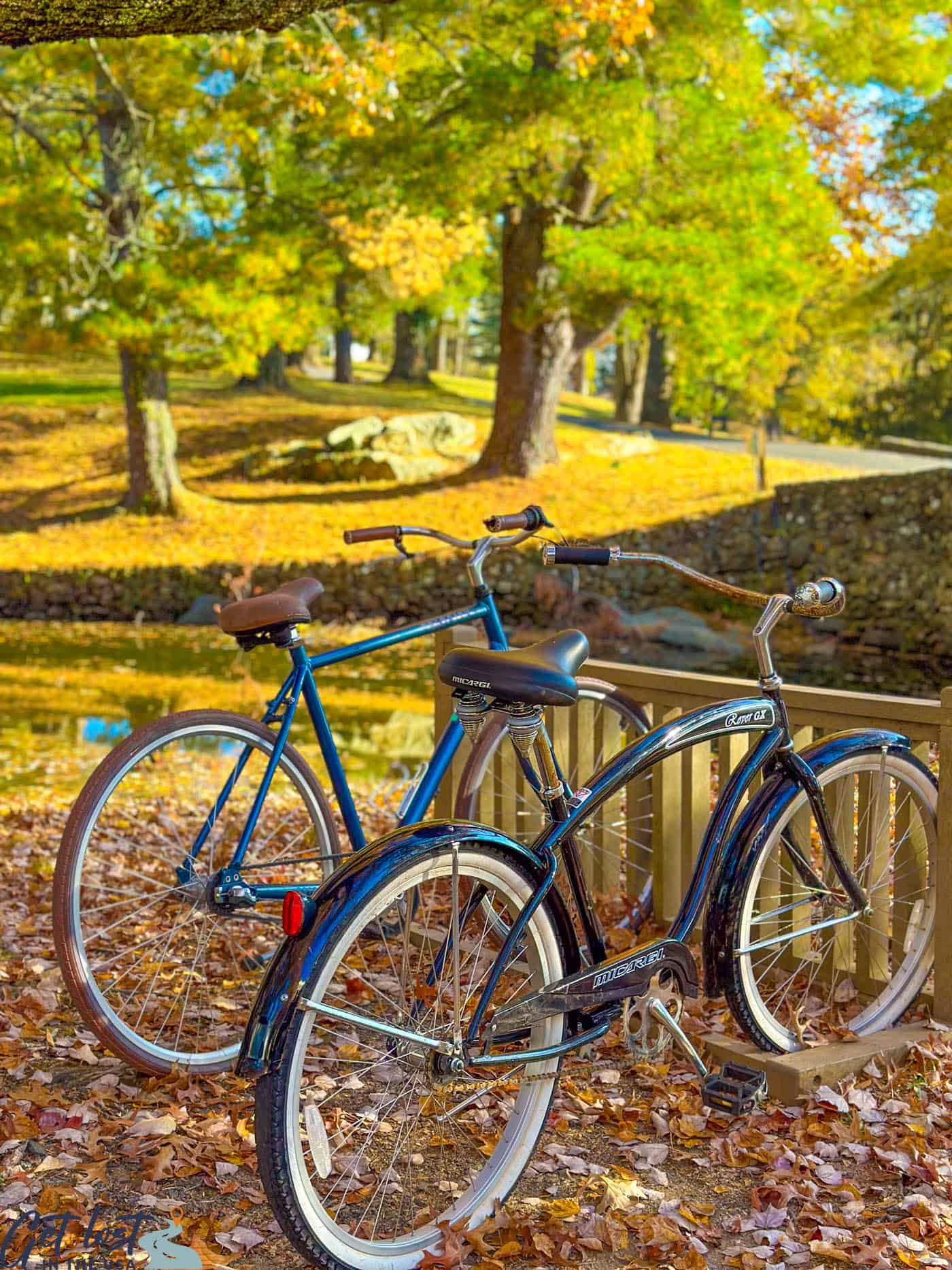 bikes in rack at Airlie