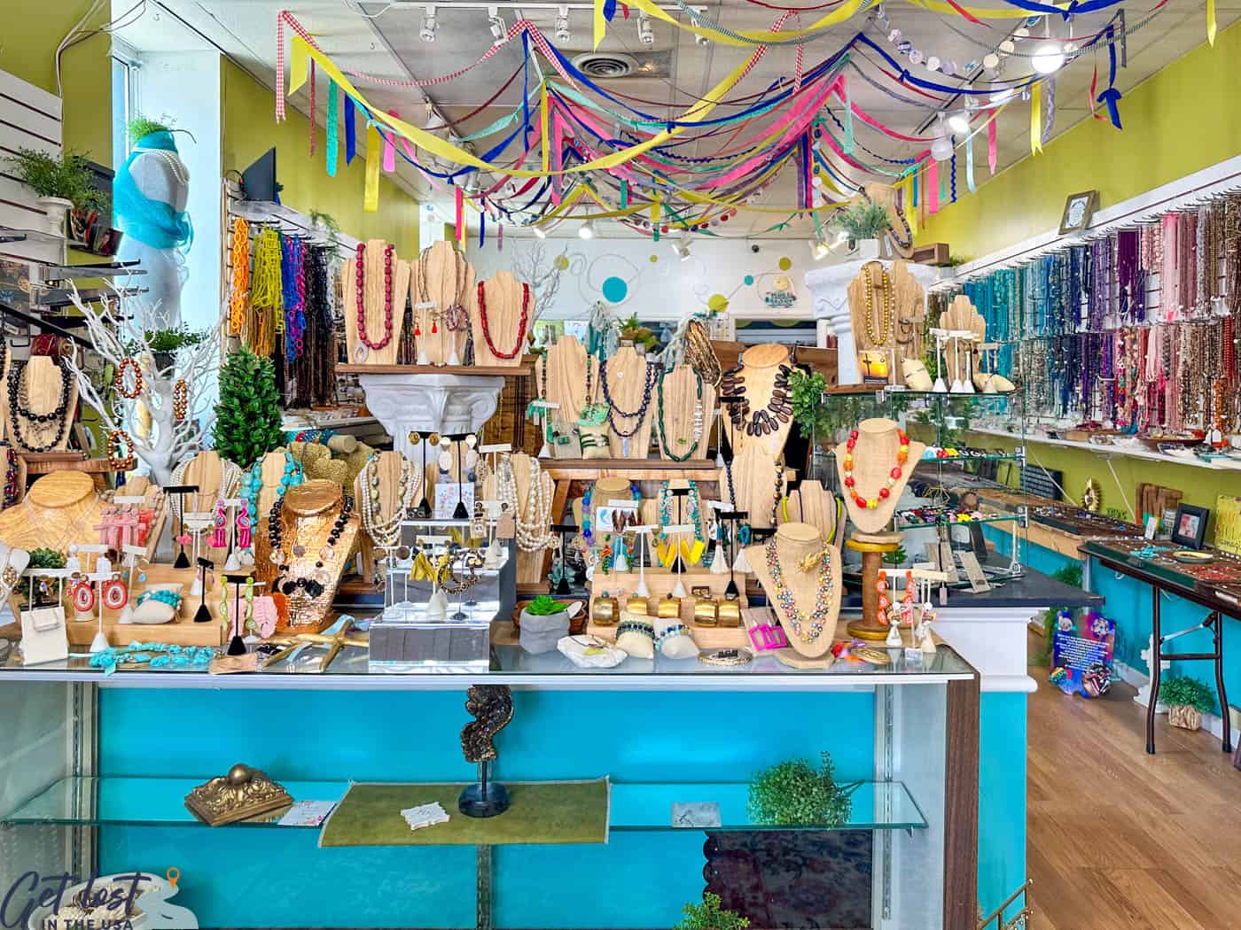 inside Bead Lady shop