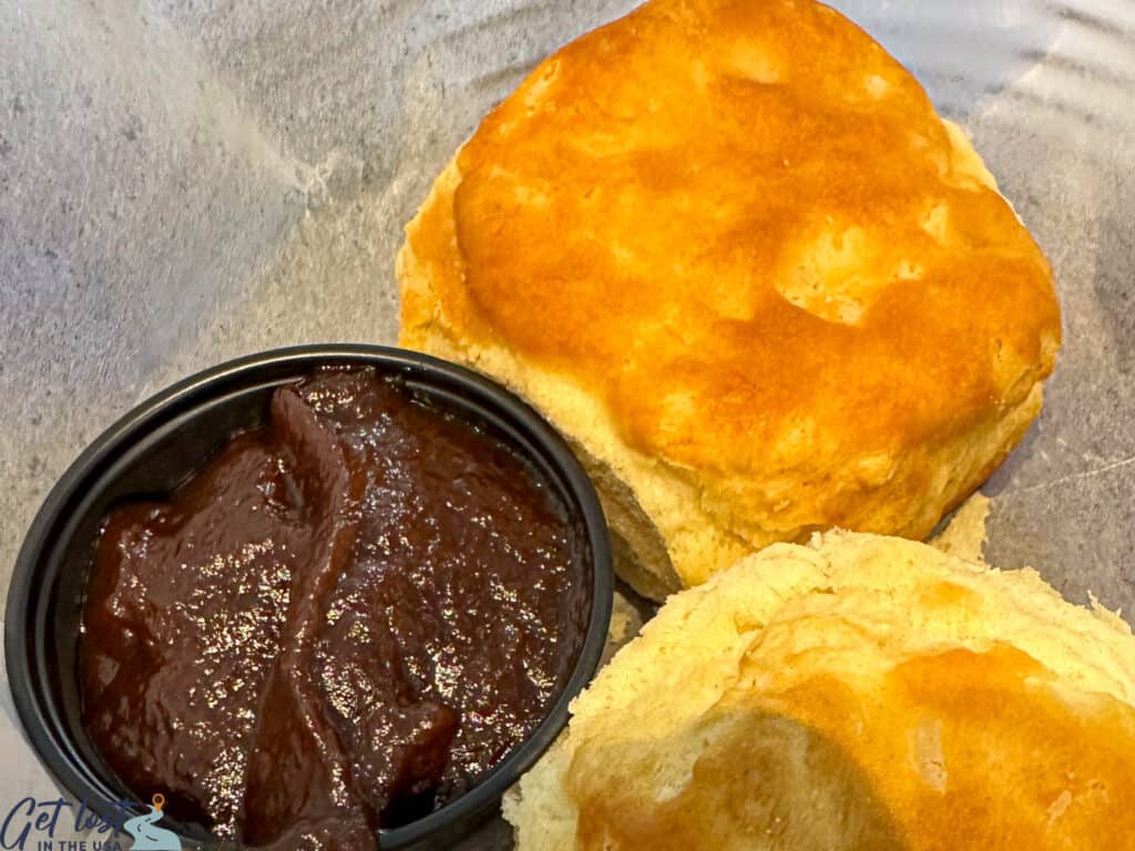 biscuits with apple butter