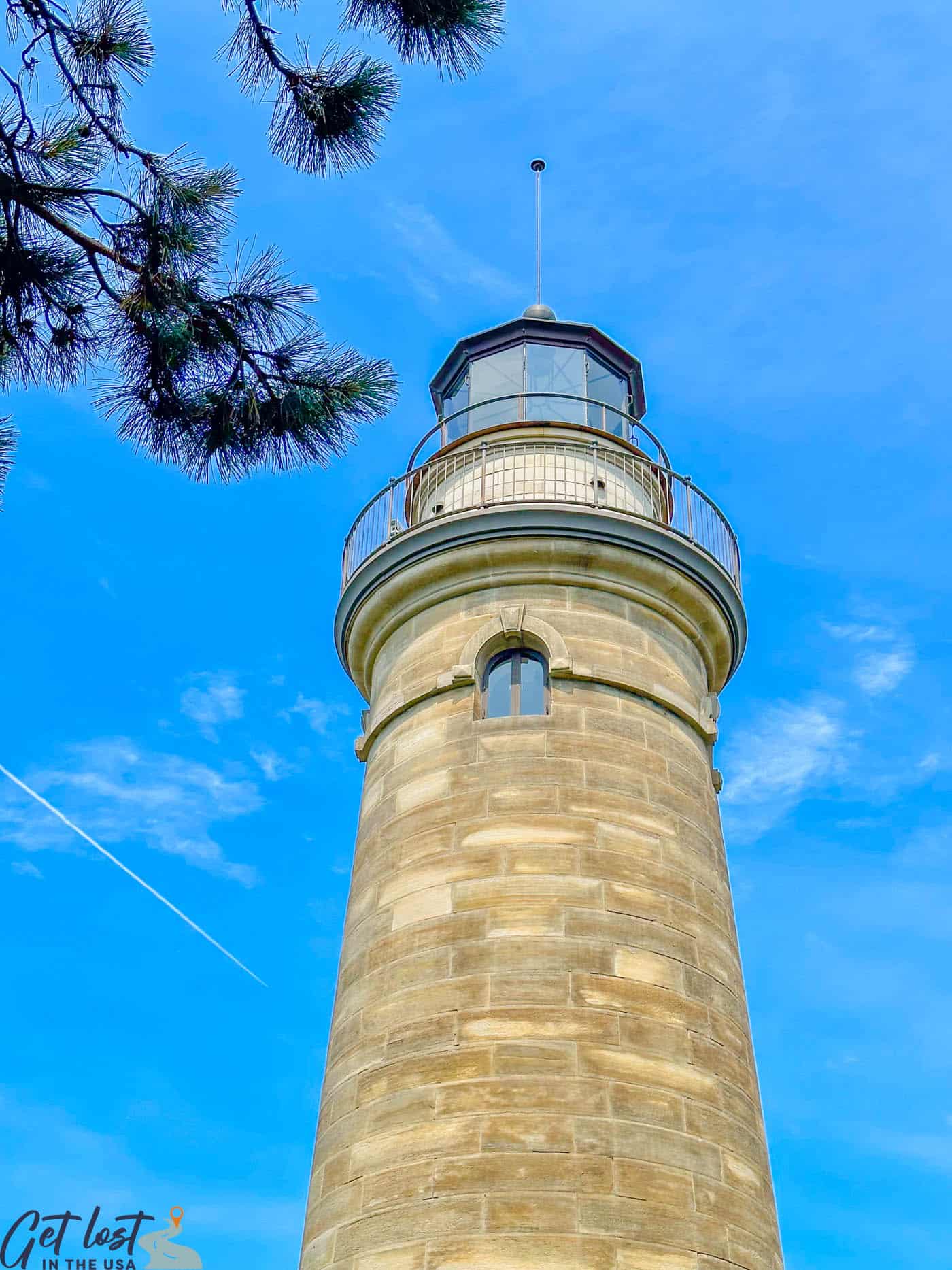 erie land lighthouse top