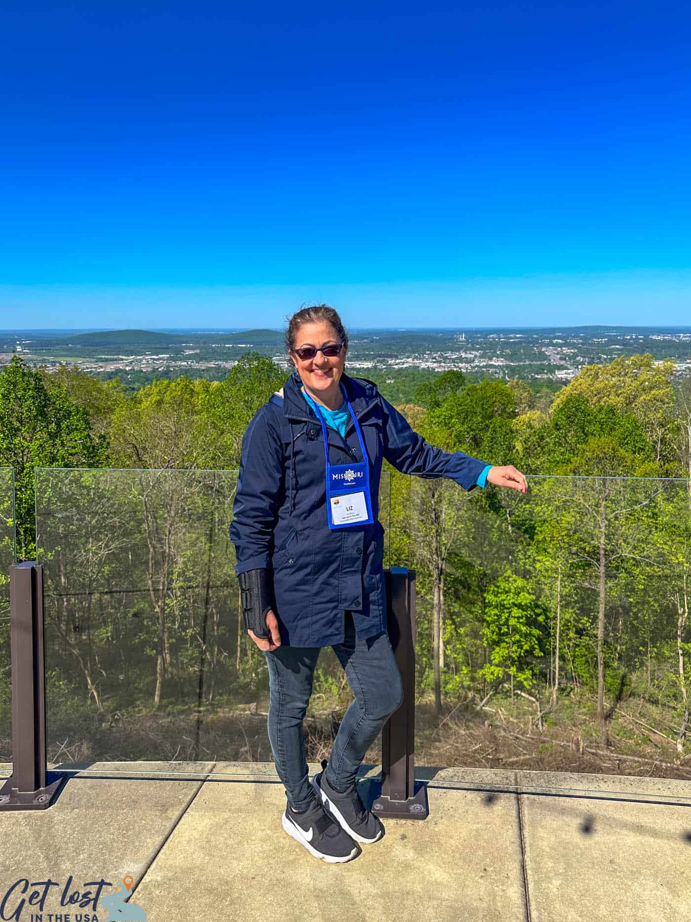 me at scenic overlook of Huntsville