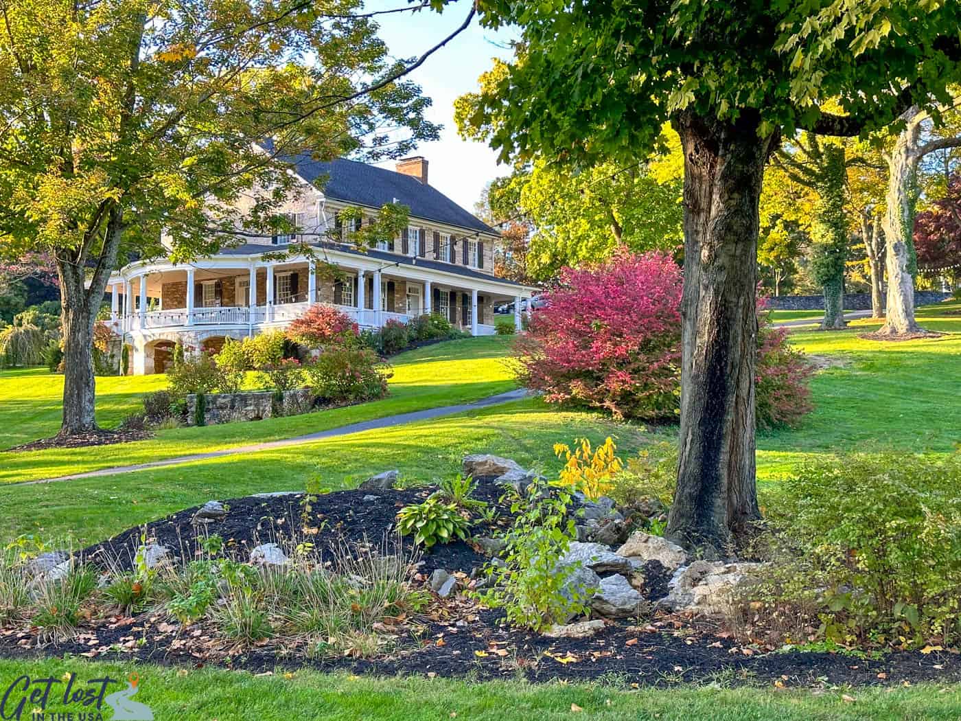 view from creek at Allenberry