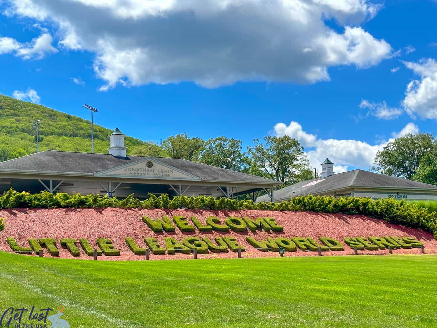 Welcome Little League World Series topiary