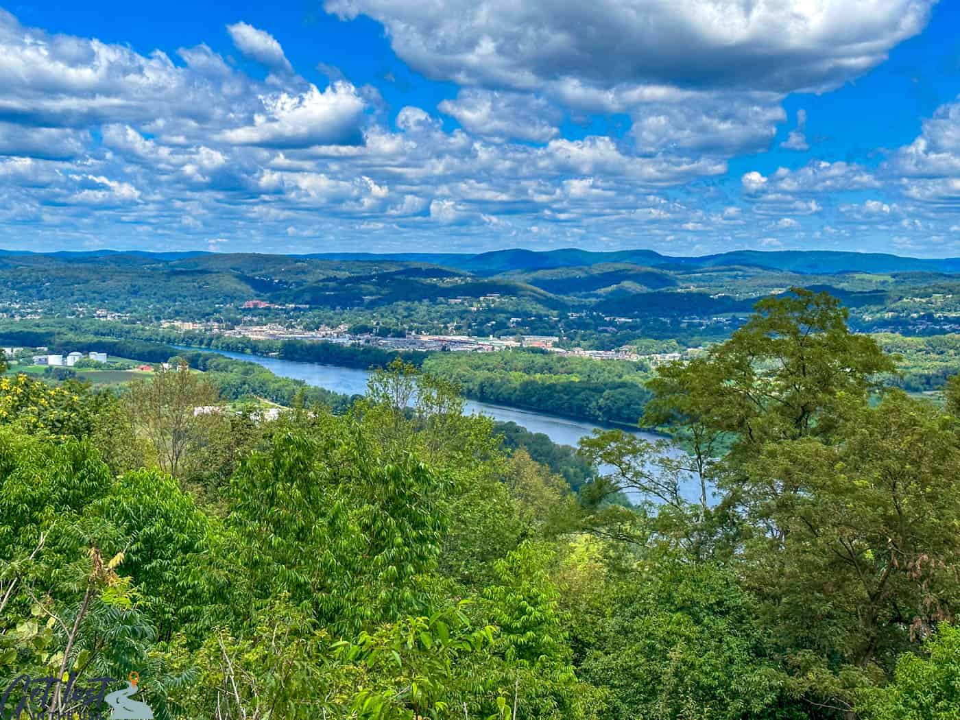 view from overlook by Williamsport