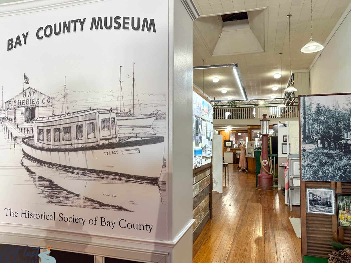 Bay County Museum sign.