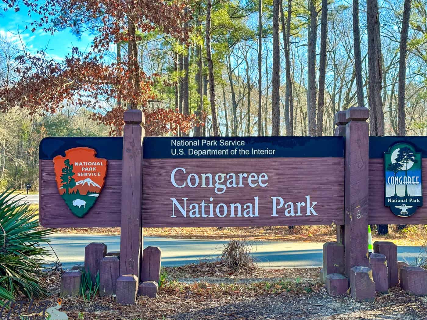 Congaree National Park sign