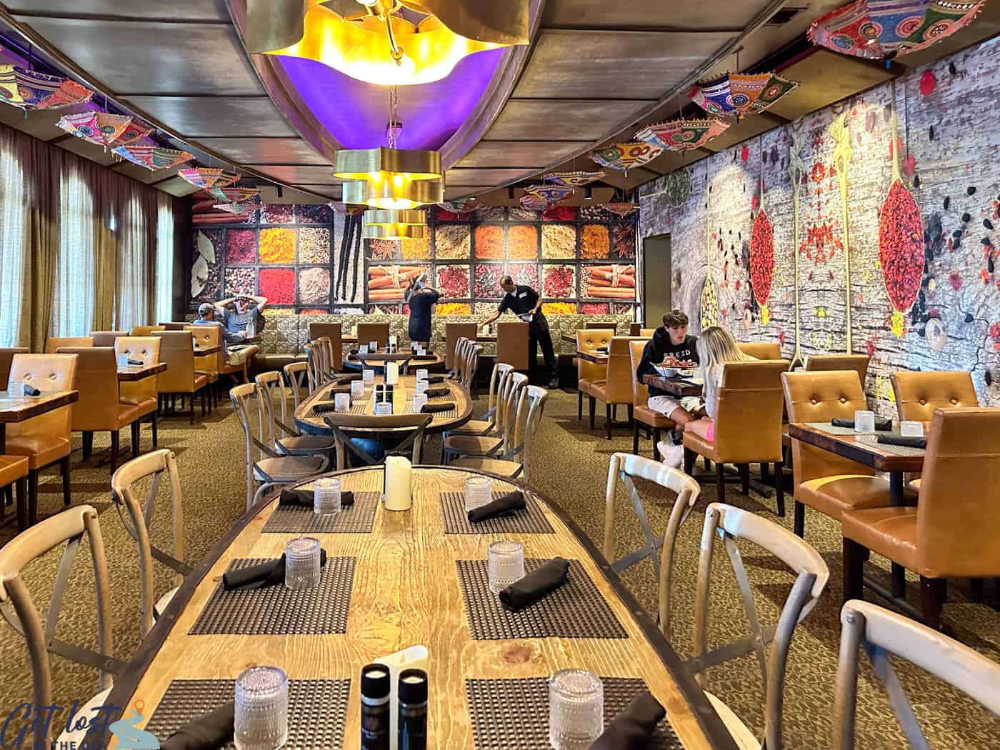 interior of Holi Indian Grill.